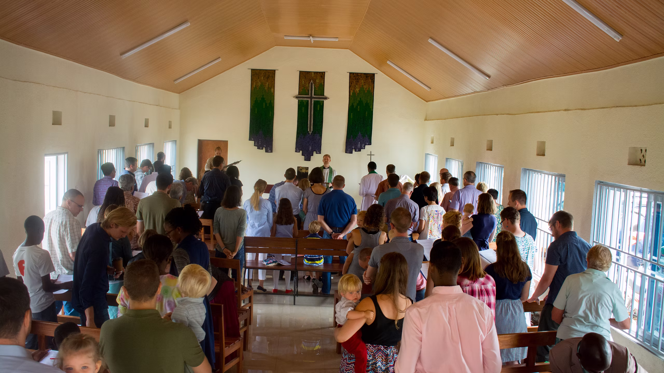 Children participating in the Holy Trinity Cathedral community